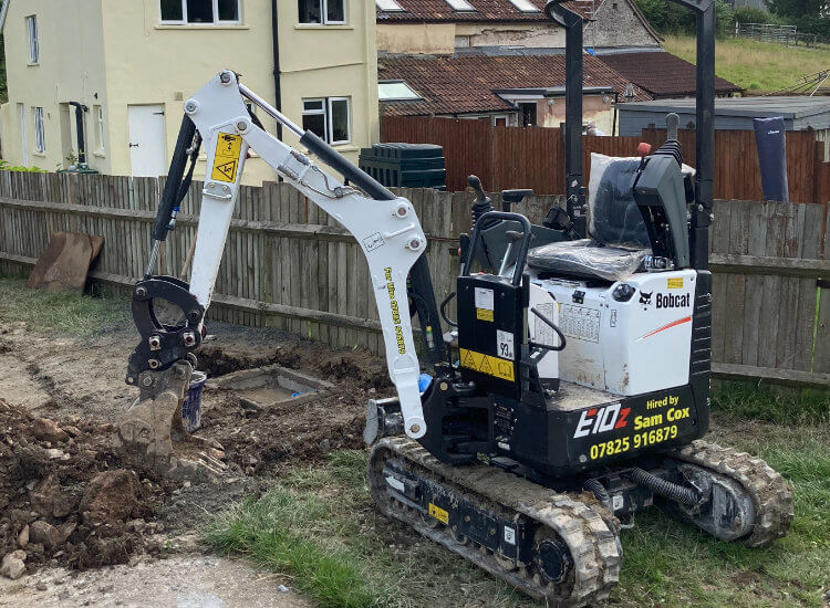 mini digger hire Braunton
