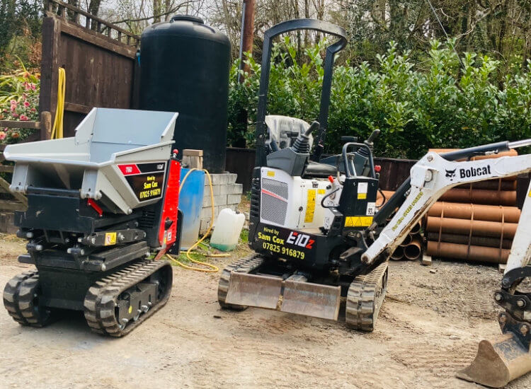 Barnstaple mini digger hire North Devon